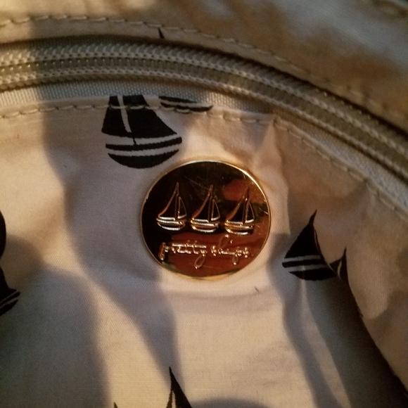 Pretty Ships diamond stripe satchel - Picture 7 of 8